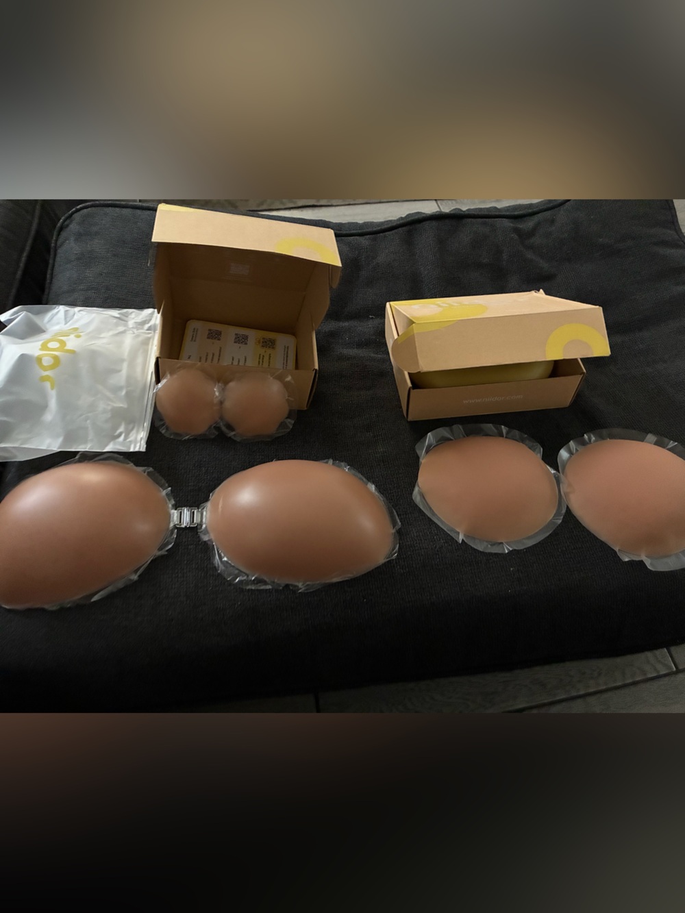 Adhesive Silicone Bra Inserts - Nude